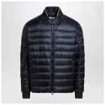 Moncler Rigel short padded jacket in navy blue