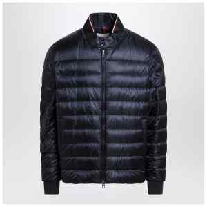 Moncler Rigel short padded jacket in navy blue