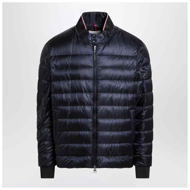 Moncler Rigel short padded jacket in navy blue Moncler Rigel short padded jacket in navy blue, theFeinheit