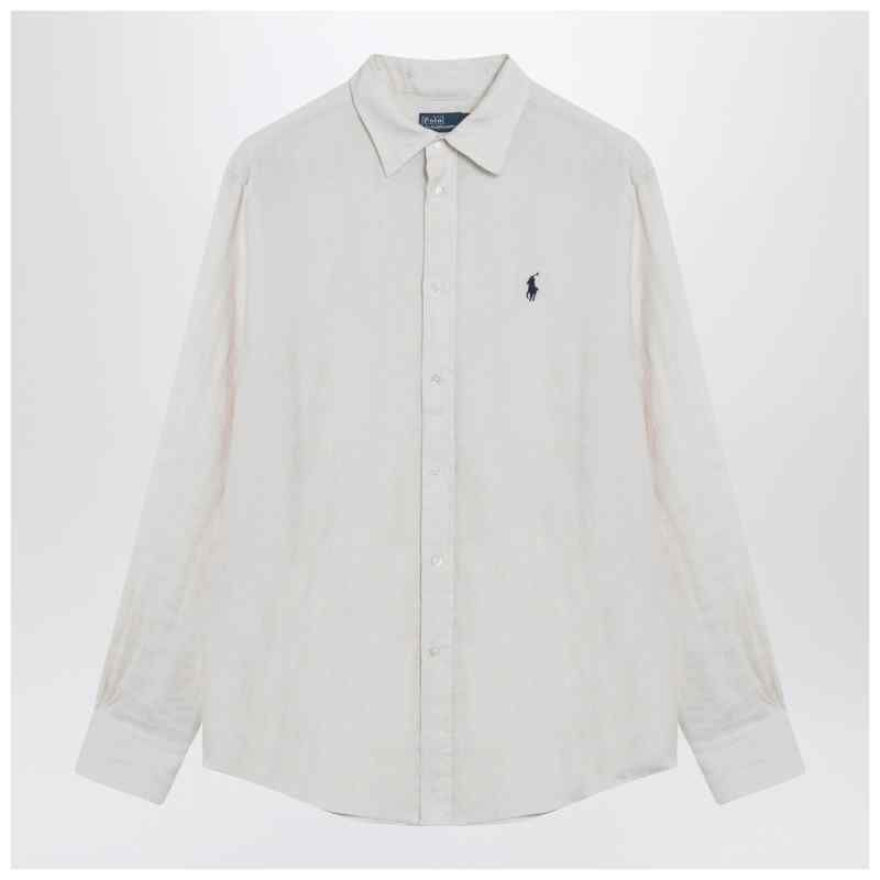 Polo Ralph Lauren Cream-coloured linen shirt, theFeinheit