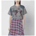 Vivienne Westwood Grey mélange T-shirt with logo print