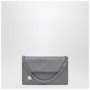 Stella McCartney Falabella crossbody wallet bag in dark barolo