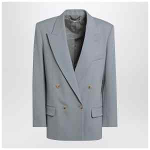 Stella McCartney Light grey wool double-breasted jacket