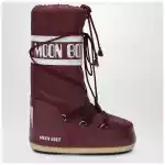 Moon Boot Bordeaux Icon boot in nylon