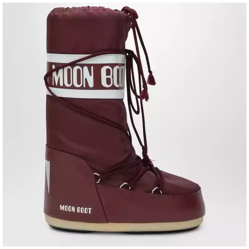 Moon Boot Bordeaux Icon boot in nylon