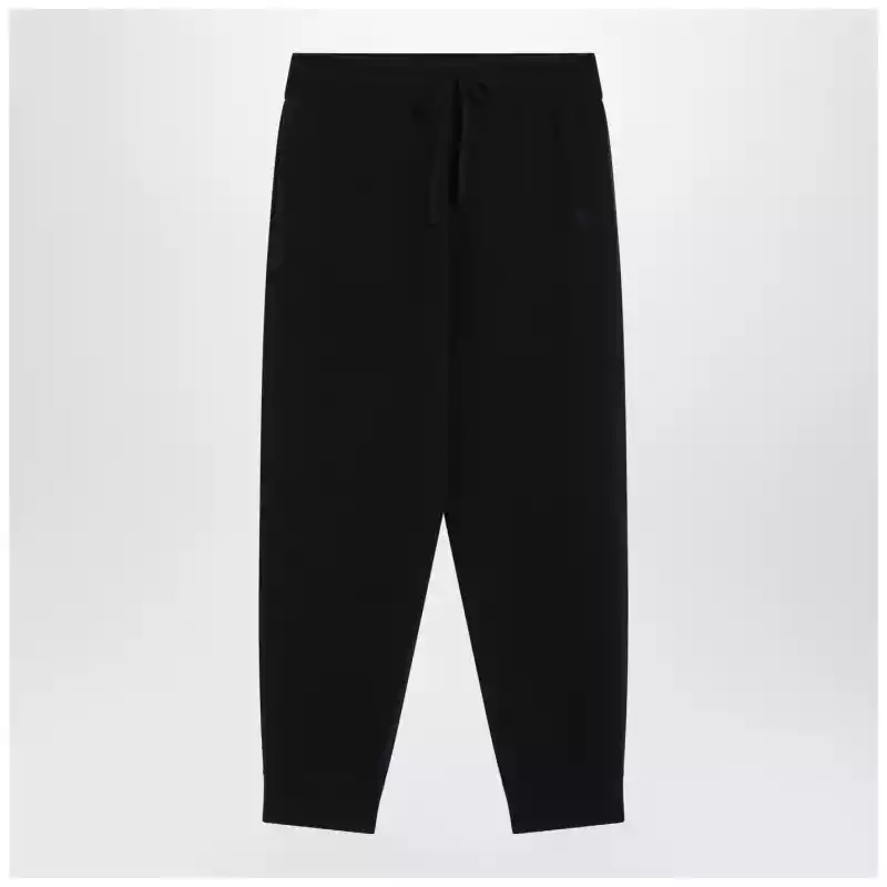 Burberry Navy blue cashmere-blend jogging pants