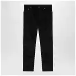 Burberry Dark blue cotton corduroy trousers