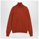 Saint Laurent Red turtleneck sweater in wool