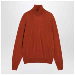 Saint Laurent Red turtleneck sweater in wool