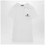 Balenciaga White short-sleeve Nano BB tank top