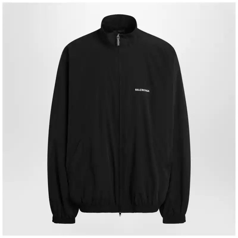 Balenciaga Back zip sweatshirt black