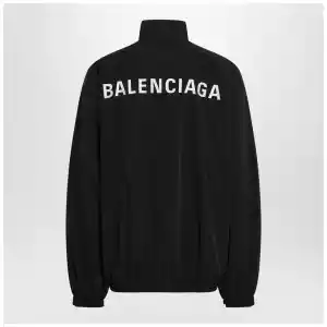 Balenciaga Back zip sweatshirt black
