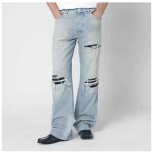 AMIRI Ripped jeans in Mist Indigo