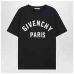 Givenchy Black short-sleeve logo T-shirt