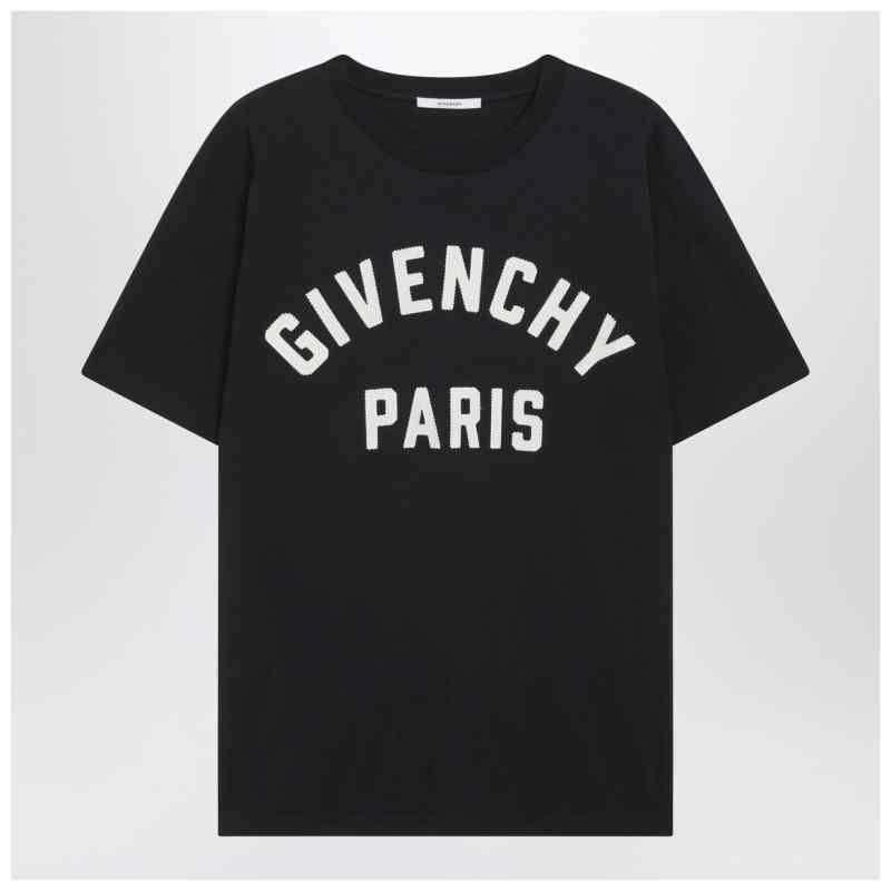 Givenchy Black short-sleeve logo T-shirt, theFeinheit