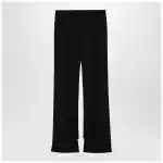 Chloé Black asymmetrical wool trousers