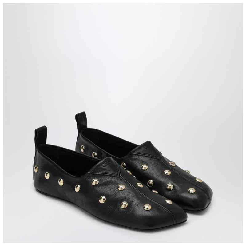 Chloé Black Rita ballerinas in studded leather Chloé Black Rita ballerinas in studded leather, theFeinheit