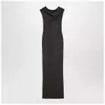 Max Mara Pianoforte Brown dress in viscose and lurex yarn
