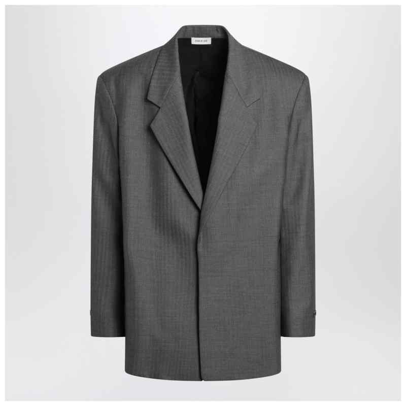 Fear of God Grey single-breasted wool blazer, theFeinheit
