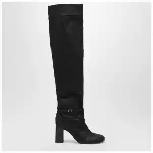 LEMAIRE High Anatomic Boots in Onyx