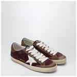 Golden Goose Bordeaux/white/brown Super Star sneaker