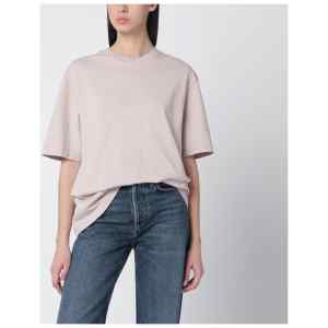 Golden Goose Pink T-shirt with reversed logo lettering on the back