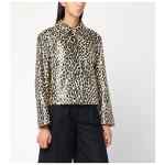 Jil Sander Leopard print jacket in coated fabric