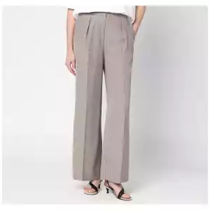Calvin Klein Ash grey trousers in linen blend