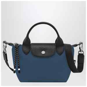 Longchamp XS Le Pliage Energy bag with handle in ink blue colour