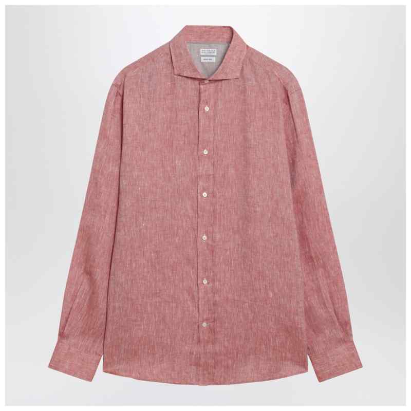 Brunello Cucinelli Orange linen shirt Brunello Cucinelli Orange linen shirt, theFeinheit
