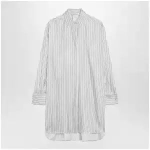 Max Mara Oversized striped silk shirt
