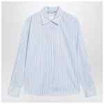 Max Mara White/light blue striped shirt