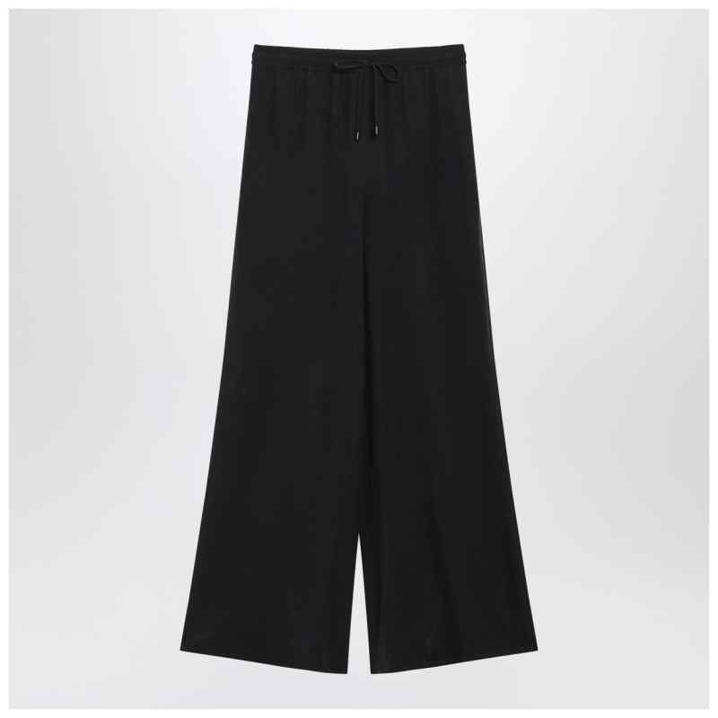 Max Mara Wide-leg blue silk trousers Max Mara Wide-leg blue silk trousers, theFeinheit