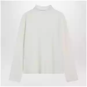Max Mara Ivory cashmere-blend sweater