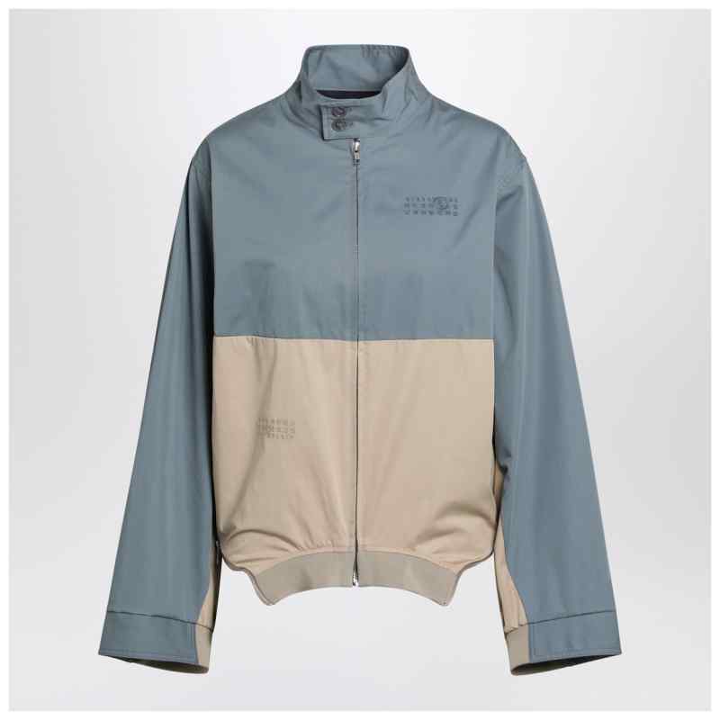 MM6 Maison Margiela Blue-grey/beige double-breasted jacket MM6 Maison Margiela Blue-grey/beige double-breasted jacket, theFeinheit