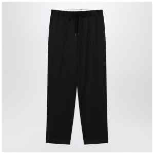 MM6 Maison Margiela Black wool-blend trousers