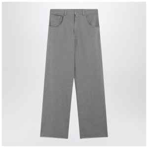 MM6 Maison Margiela Grey mélange cotton trousers