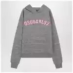 Dsquared2 Grey cotton sweatshirt with logo