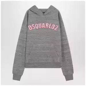 Dsquared2 Grey cotton sweatshirt with logo
