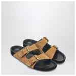 ISABEL MARANT Lennyo sandals in hazelnut suede
