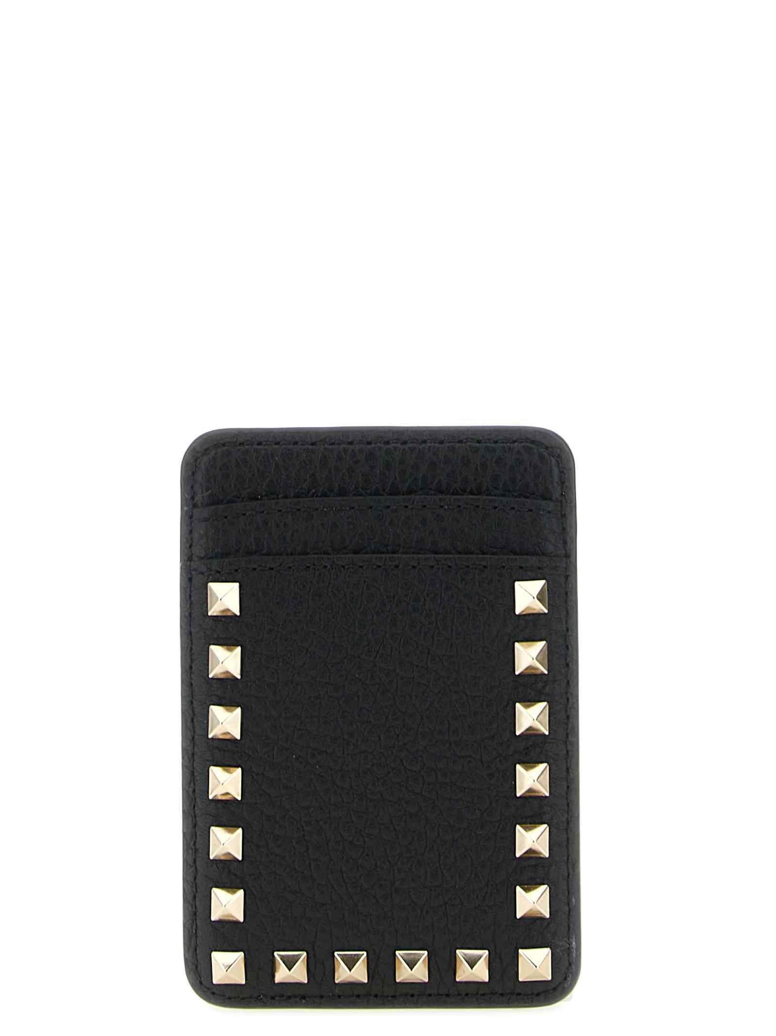 Valentino Garavani Rockstud Magnetic Card Holder