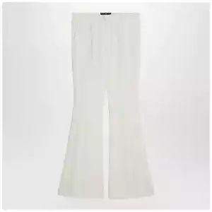 ETRO Flared trousers in ivory viscose