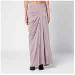 Dries Van Noten Pink long draped skirt