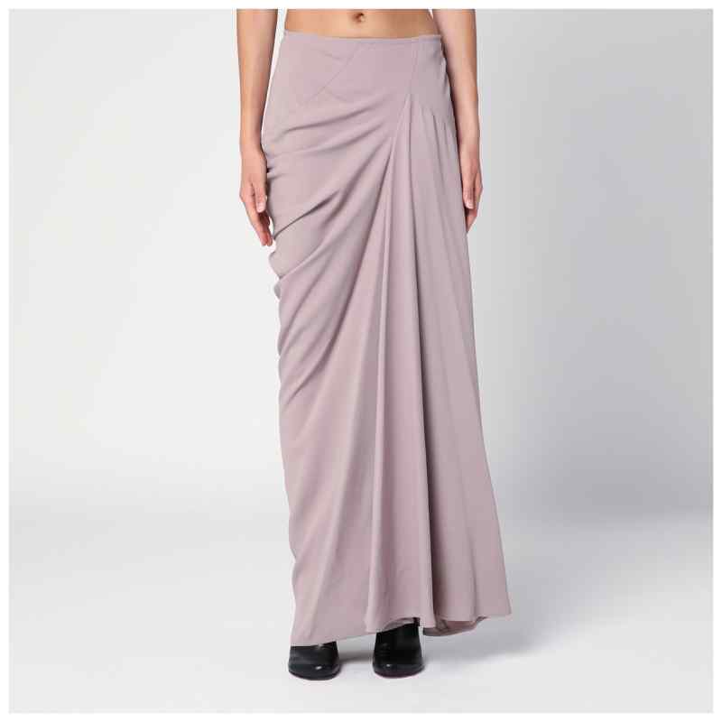 Dries Van Noten Pink long draped skirt, theFeinheit