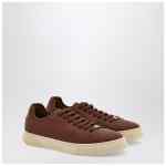 Ferragamo Brown leather sneakers