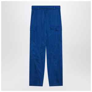 Ferragamo Electric blue cargo trousers