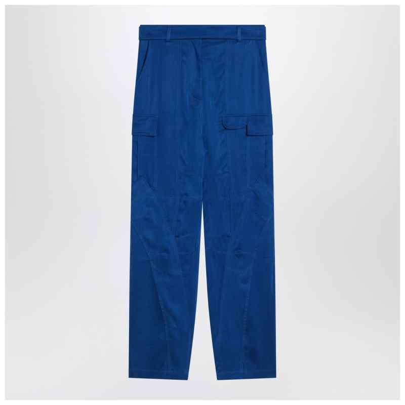 Ferragamo Electric blue cargo trousers Ferragamo Electric blue cargo trousers, theFeinheit