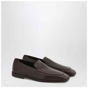 Ferragamo Dark brown leather loafer