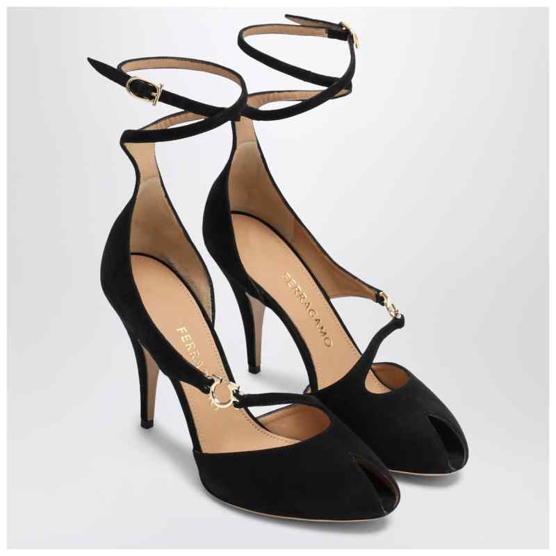 Ferragamo D&eacute;collet&eacute; with Gancini detail, theFeinheit