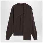 Ferragamo Clay mélange cashmere cardigan